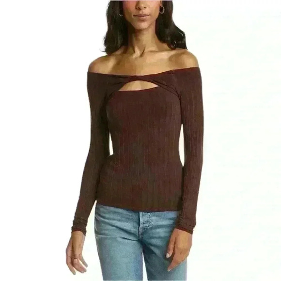Project Social T Cya Later Top in Rich Mocha, Size XS - Picture 5 of 8